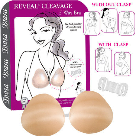Shop Adjustable Cleavage Enhancing Adhesive Strapless Backless Bra
