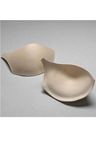 Push Up Molded Bra Cups, Almond Shaped with Seam, Inserts or Sewn