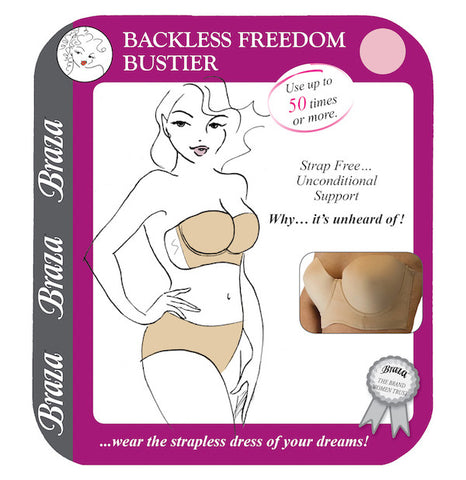 Braza Reveal - Clear Adhesive Bra One Size at  Women's