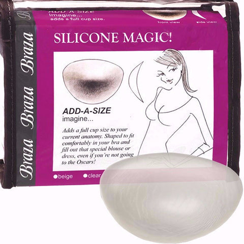 Cleavage-o-matic Silicon Stick on Magic Bra Insert Pads - Shop at Lucky  Doll PH